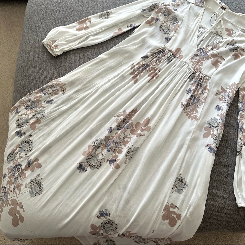 Free People Rosemary Long Sleeve Maxi Dress Medium - Picture 2 of 11
